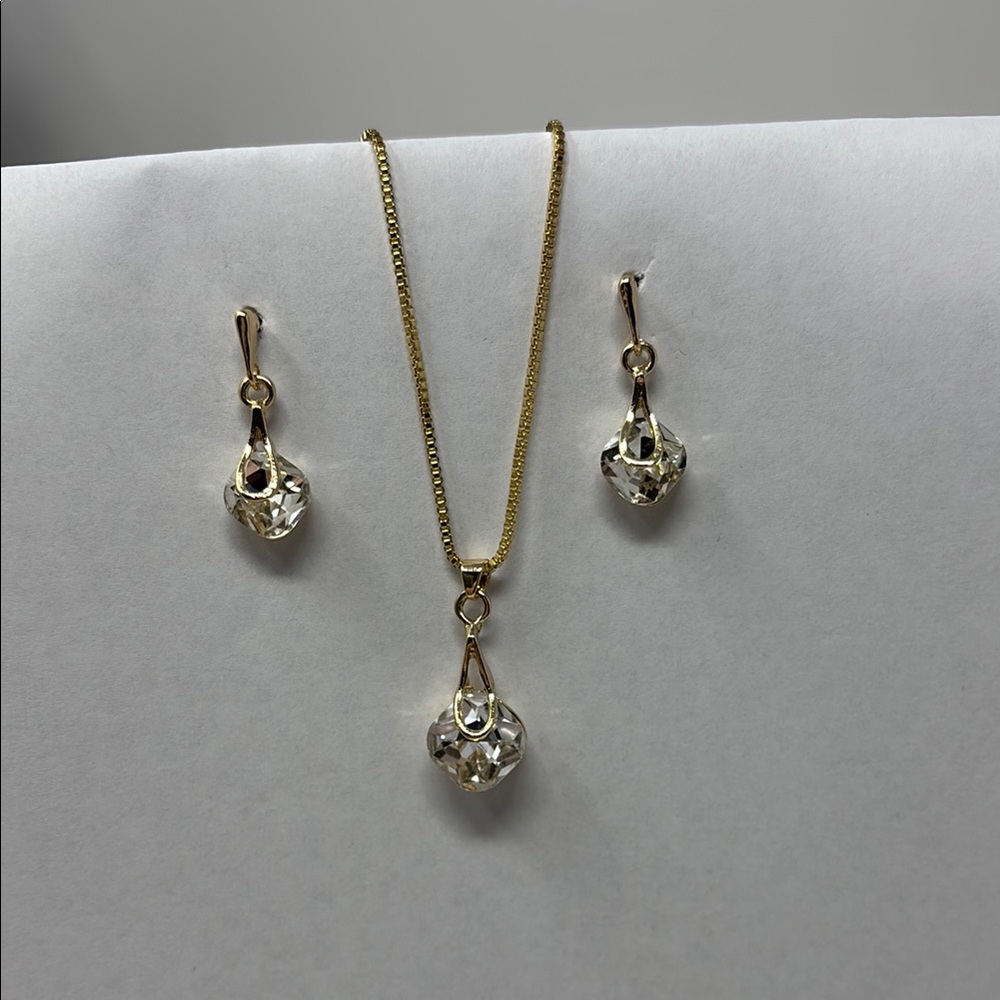 Gold and Silver Necklace with Intricate Design